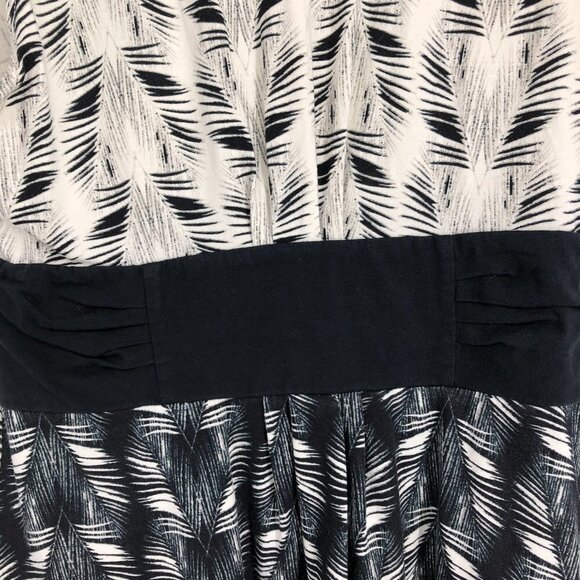 Patagonia Black & White ‘Margot’ Sleeveless Jersey Knit Fit &  Flare Dress S - Picture 12 of 16